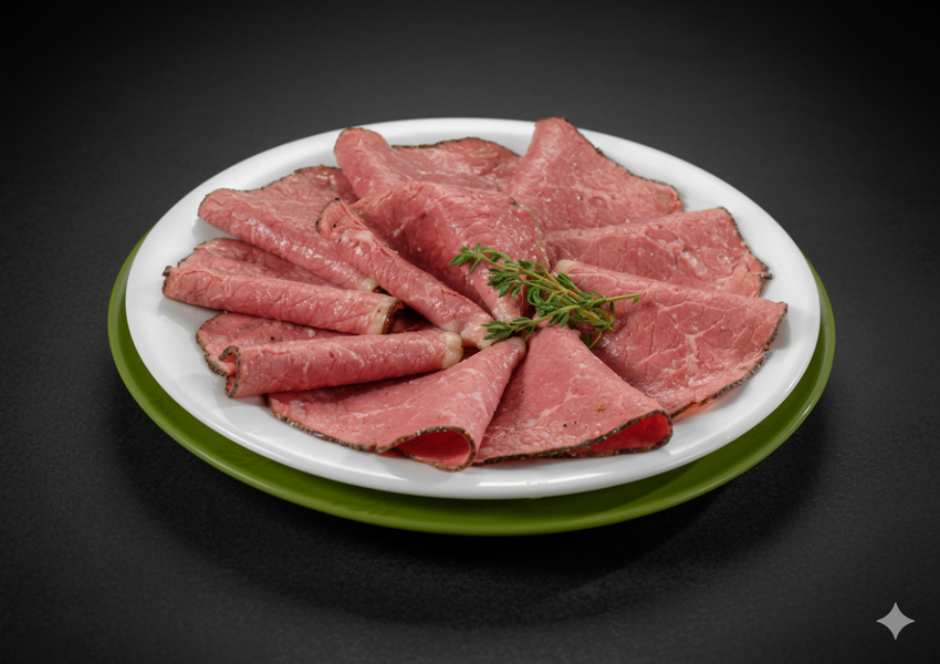 PASTRAMI RECETA PROPIA LAMINADO 250 GRS AL VACIO FRESCO